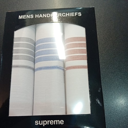 Pack mens hankies gents - 3,