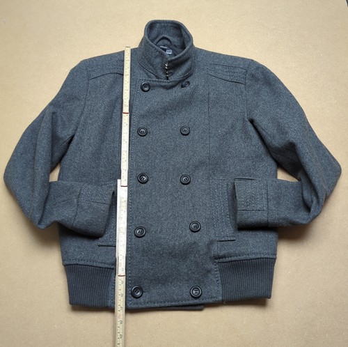 Mens wool blend pea - mens,