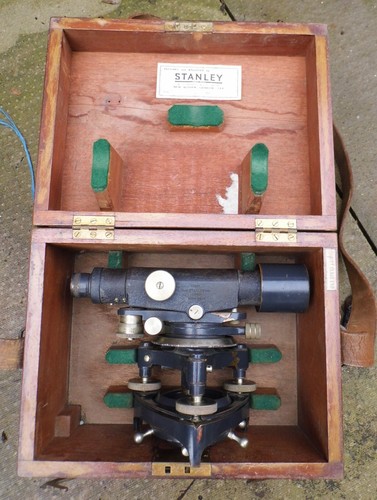 Stanley brass theodolite - stanley,