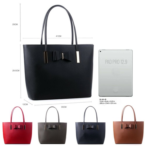 Women black large tote - black,