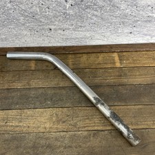 Vintage GT BMX Layback Seatpost 22.2 CR-MO 90s Chrome Bent Drilled Holes Parts