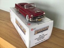 BROOKLIN MODELS 1/43 BRK140 - 1954 HUDSON HORNET CONVERTIBLE WHITE METAL MINT