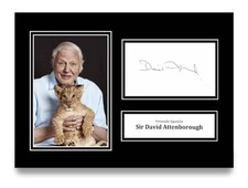Sir david attenborough signed - sir,