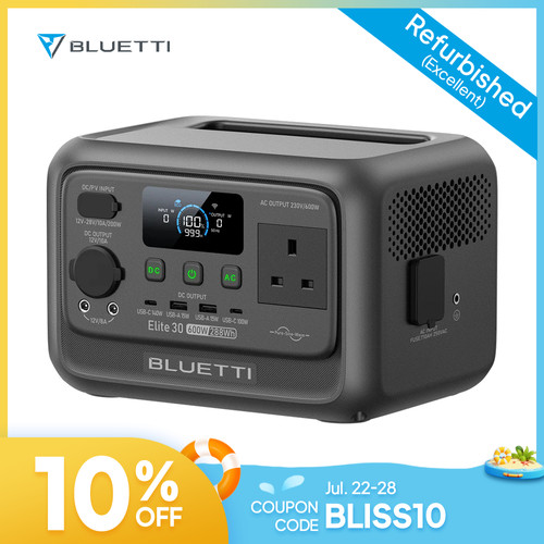 Bluetti elite 288wh 600w - bluetti,