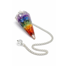 Orgonite chakra pendulum - 7, |