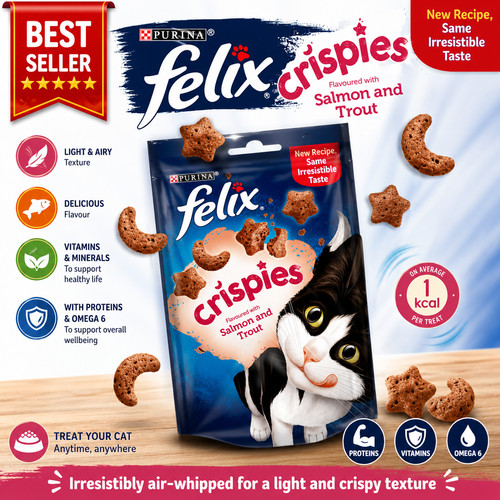 2pcs felix crispies cat - felix,