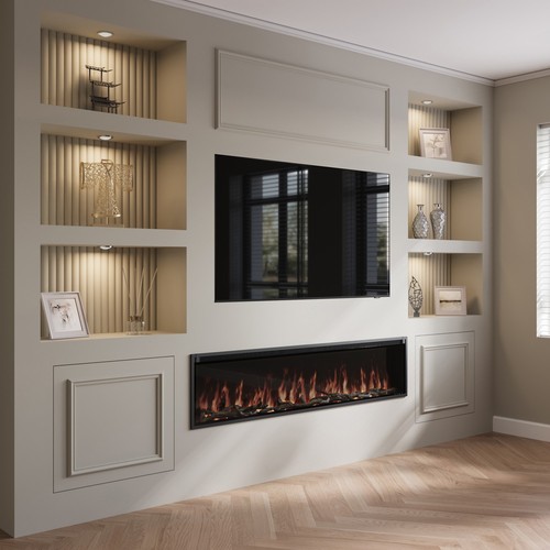 Black slimline inset - slimline, electric