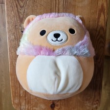 Squishmallows 7.5 Inch Leonard The Rainbow Mane Lion Plush Soft Toy 