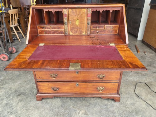 Antique mahogany small bureau
