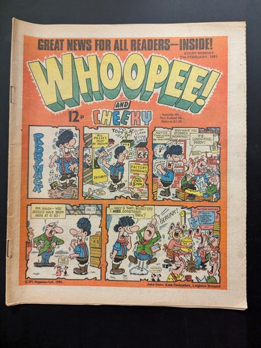 Whoopee and cheeky comic - comic,, 21st