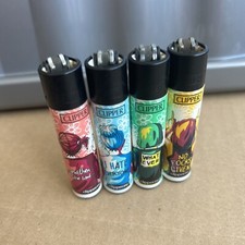 Refillable Clipper Lighter Set Of 4 Slogan #20