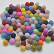 100% Wool Felt Balls -