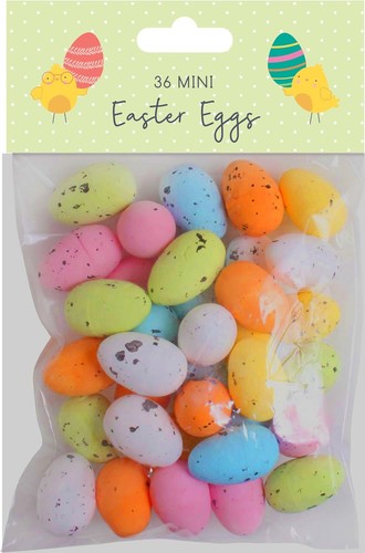 Foam mini easter eggs - mini,