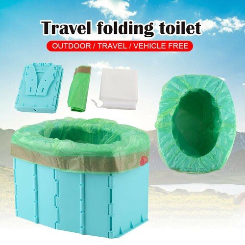 Outdoor travel folding toilet - travel,
