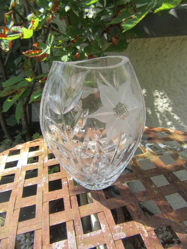 Vintage lead crystal frosted - vintage,
