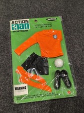 VINTAGE ACTION MAN 40TH FOOTBALL KIT SPORTSWEAR SET HASBRO 2008 PALITOY REISSUE