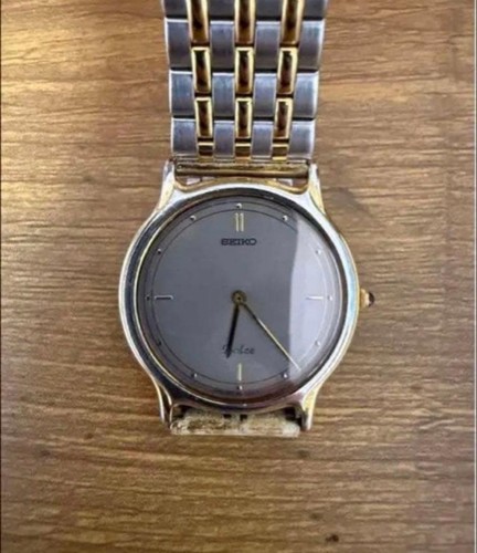 Seiko quartz gold dial - quartz,
