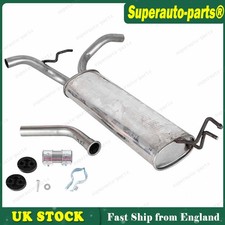 For AYGO CITROEN CI PEUG 107 EXHAUST REAR SILENCER BACK BOX CN549J + Fitting Kit