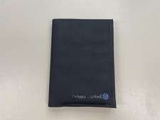 Volkswagen VW Drivers Wanted Black Owners Manual Folio Case Empty Holder Booklet