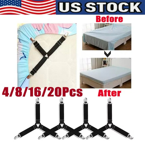 Bed sheet fasteners - 4x,