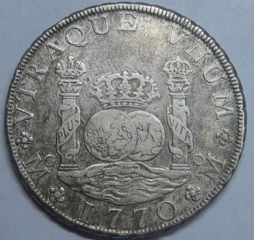 1770 mexico real - 8, pillar