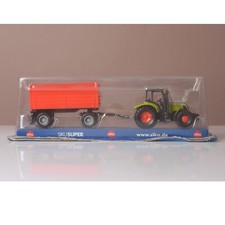 Siku Super Serie, Ares 697 ATZ Claas Tractor And Trailer, Sealed In Packaging