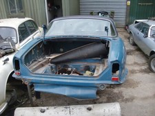 JAGUAR DAIMLER SERIES 1 & 2 XJ6 XJ12 COUPE REAR SET OF SCREEN CHROMES & CLIPS