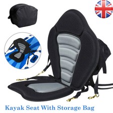 KAYAK FISHING SEAT W/ BACK REST FOR ULTIMATE COMFORT 2 RODS KAYAK FISHING SEAT