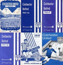1960's COLCHESTER UNITED HOME FOOTBALL PROGRAMMES - Your Choice - FREE Postage