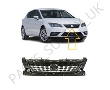 NEW FOR SEAT LEON 2017 - 2020 FRONT BUMPER UPPER CENTER GRILL NO BADGE NO TRIM