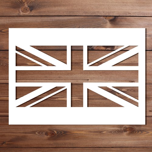 Union jack stencil - stencil, british
