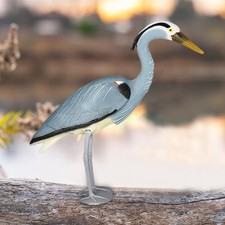 Blue Heron Decoy Garden Statue Ornament Sculpture