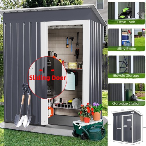 3ft garden shed galvanised - shed,