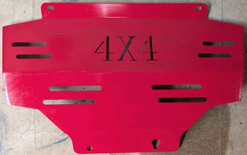 Red steel sump guard - guard, bash