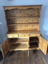 Chestnut Finish Dresser, Good Condition. Some marks On Corners. See Photos