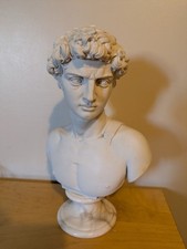 Bust Of David Alabaster And Marble Dust