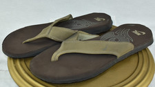Nike Celso Sandals Men's Size 14 Brown Comfort Thong Flip Flop Beach Pool