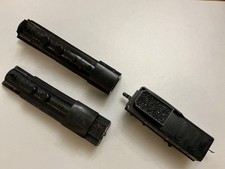 Two Triang continental locomotive bodies for spares or kit bashing, front repair