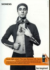 Siemens C25 "Art Brut 99, Sound Producer" 2000 Magazine Advert #5454