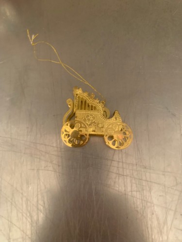 Brass christmas ornament - ornament, of