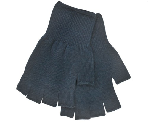 Fingerless gloves black thinny - black,