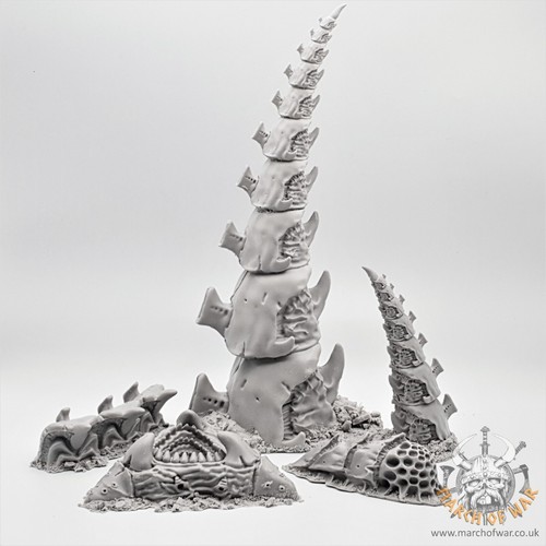 Terrain for bio - -hive,, tyranid