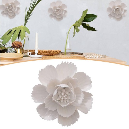 Ceramic flower wall - ceramic, decor