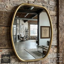 Gold Bathroom Mirror Metal