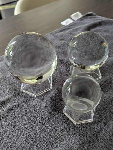 Collection three glass - of,