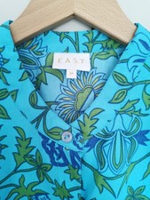 EAST Turquoise Floral Tunic