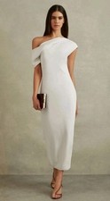 REISS Laurey Draped Bodycon