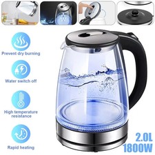 2L Electric Kettle Fast Glass