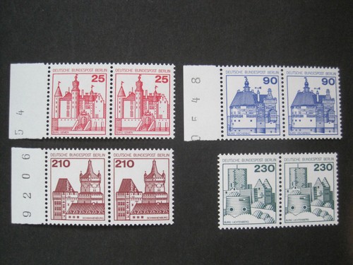 Berlin minr 587 590 sheet - minr., 587-590