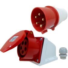 16 Amp 5 Pin Plug and Socket 3